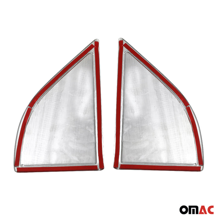 Window Molding Trim Streamer for Nissan Xterra Stainless Steel Silver 2 Pcs