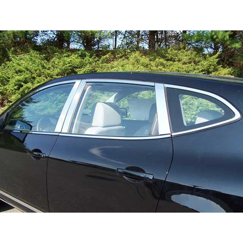 2008-2013 Nissan Rogue Stainless Steel Window Trim 16Pc