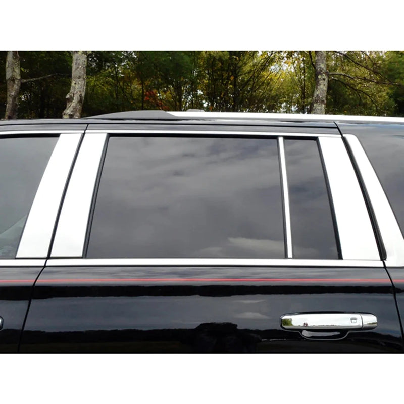 Stainless Steel Pillar Trim 10Pc Fits 2015-2020 Cadillac Escalade