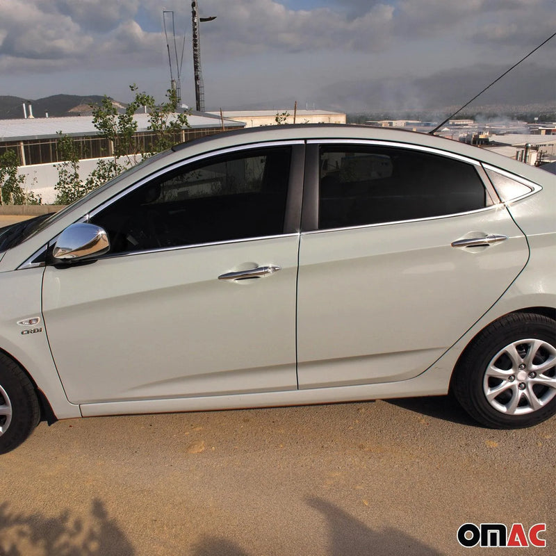 2012-2017 Hyundai Accent Sedan Window Molding Trim Streamer