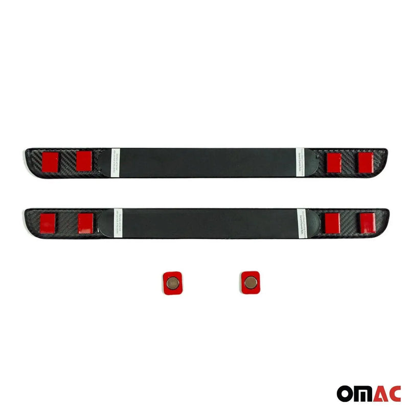 Door Sill Scuff Plate Illuminated for Chevrolet Sonic 2012-2020 Carbon Fiber 2x - OMAC USA