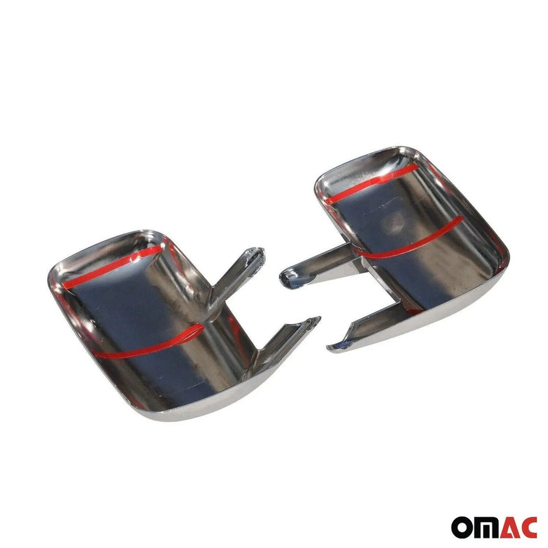 Side Mirror Cover Caps Fits Dodge Sprinter 2003-2006 Chrome Silver 2 Pcs - OMAC USA