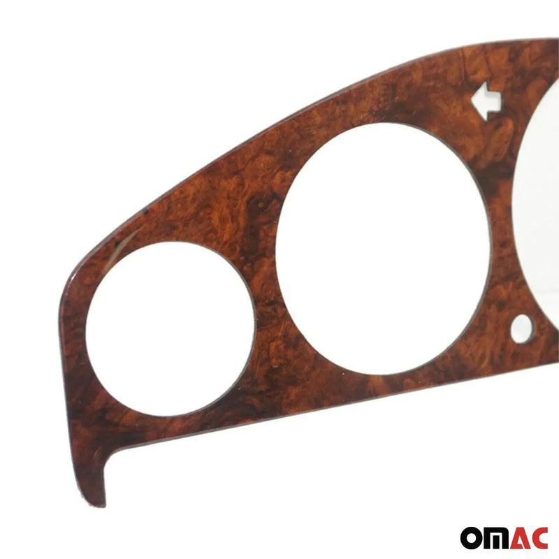 Dash Speedometer Frame for Mercedes S Class W140 C140 1991-1998 Walnut Wood - OMAC USA