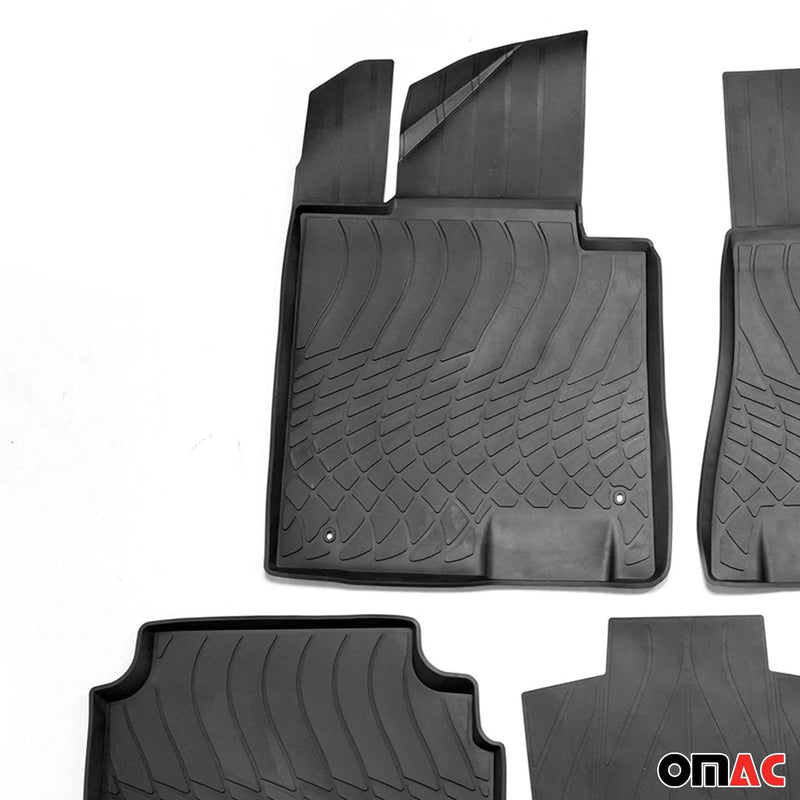 2020-2024 Hyundai Sonata Floor Mats Liners Full Set All Weather Black