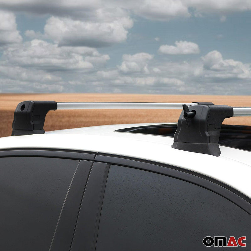 2012-2019 BMW 3 Series F30 Sedan Roof Rack Cross Bars Silver