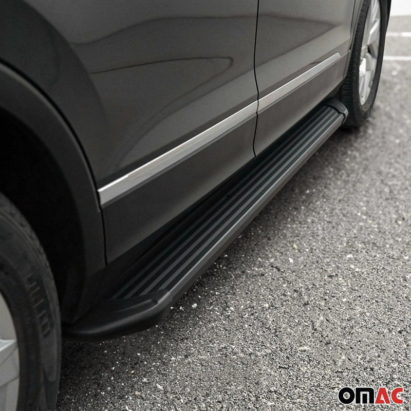 2007-2015 Opel Antara Running Boards Side Steps Black