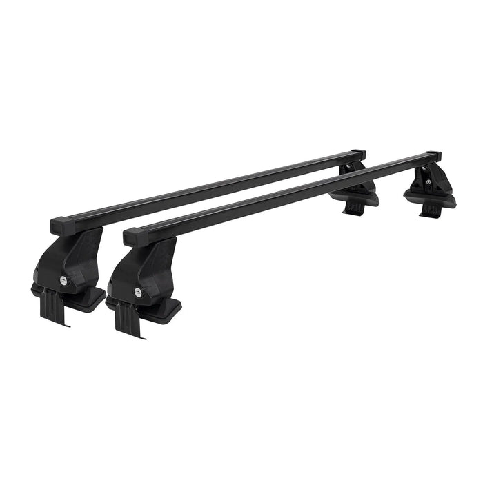 Smooth Roof Racks Cross Bars Luggage Carrier for RAM 1500 2019-2023 Black 2Pcs