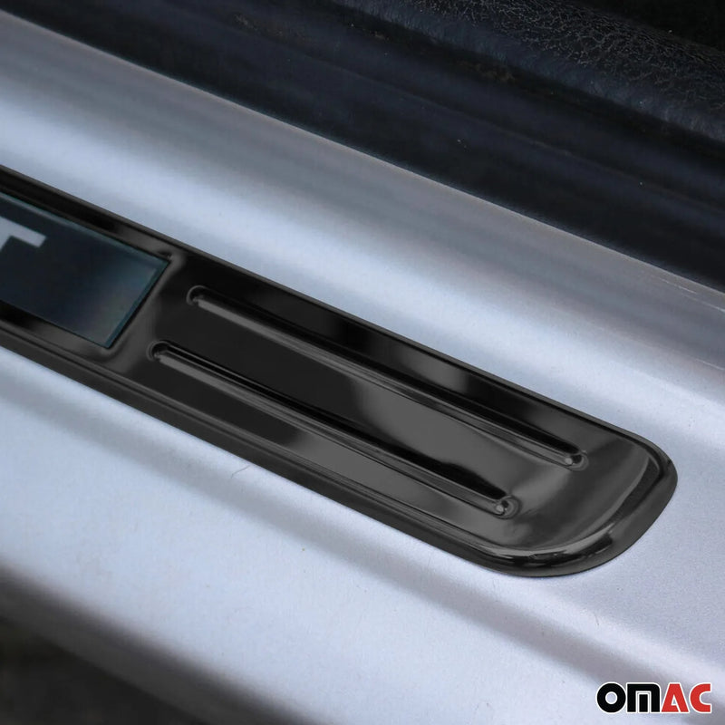 Mazda Door Sill Scuff Plate Illuminated Sport Steel Dark 4 Pcs