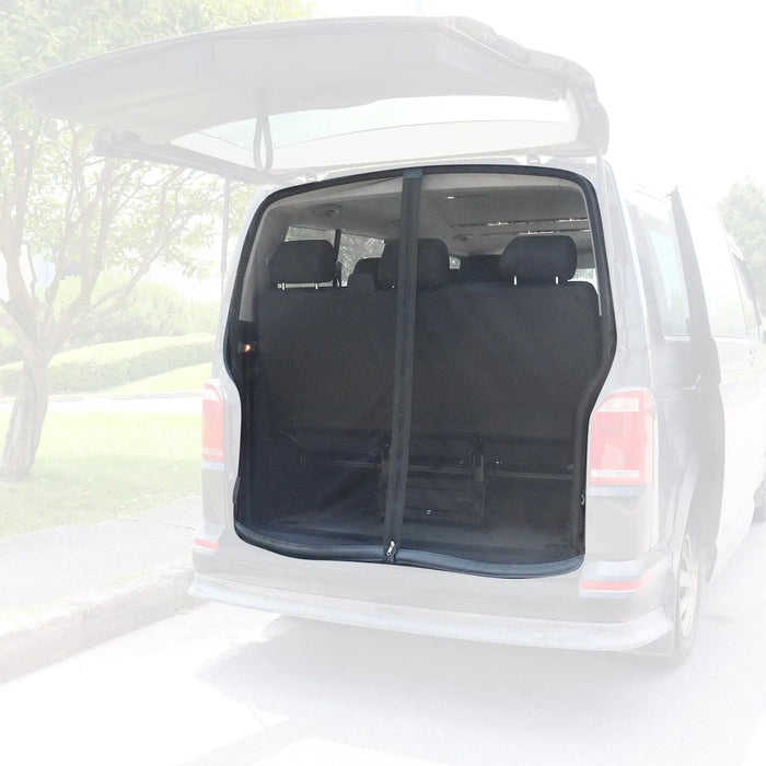 Mosquito Net Bug Magnetic Screen Tailgate for Ford Transit Connect Black 1Pc