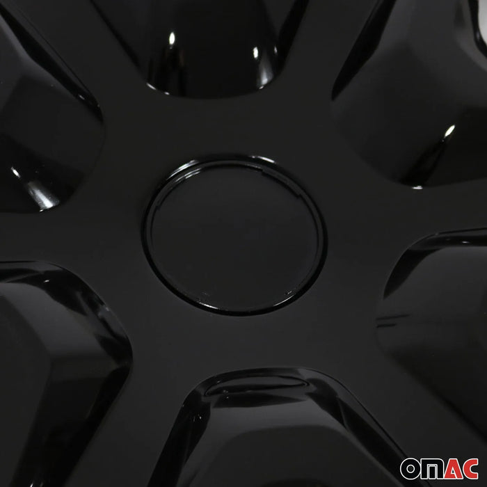 16" Wheel Rim Covers Hub Caps for Mini Black