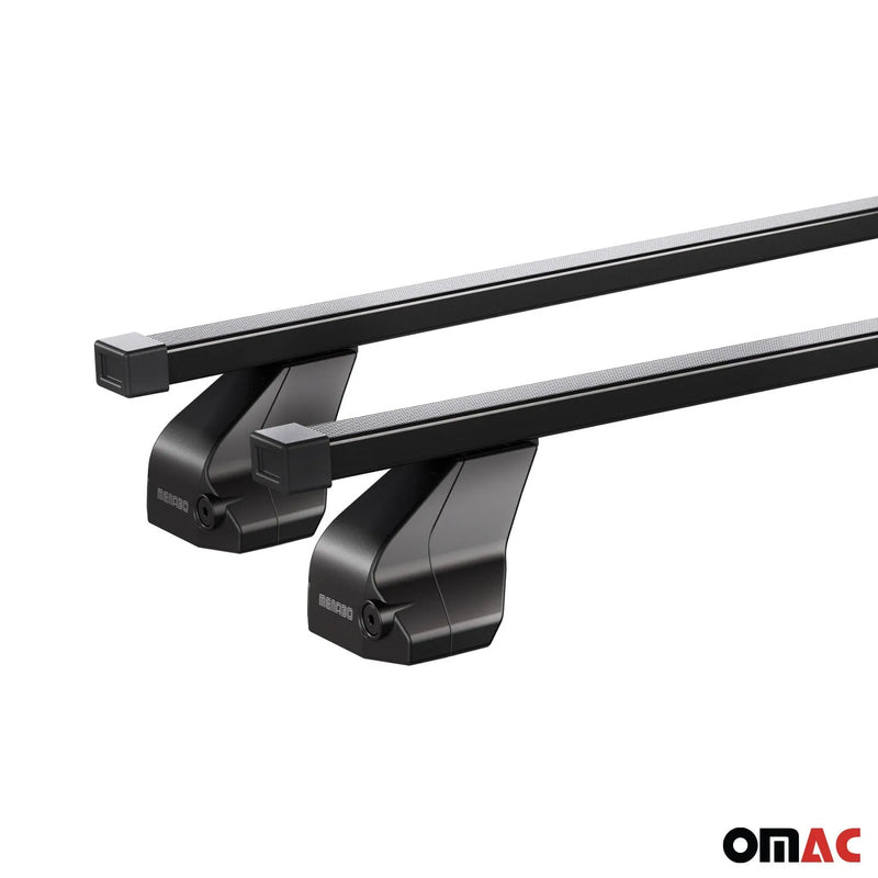 2012-2019 BMW 3 Series F30 Sedan Roof Rack Cross Bars Black