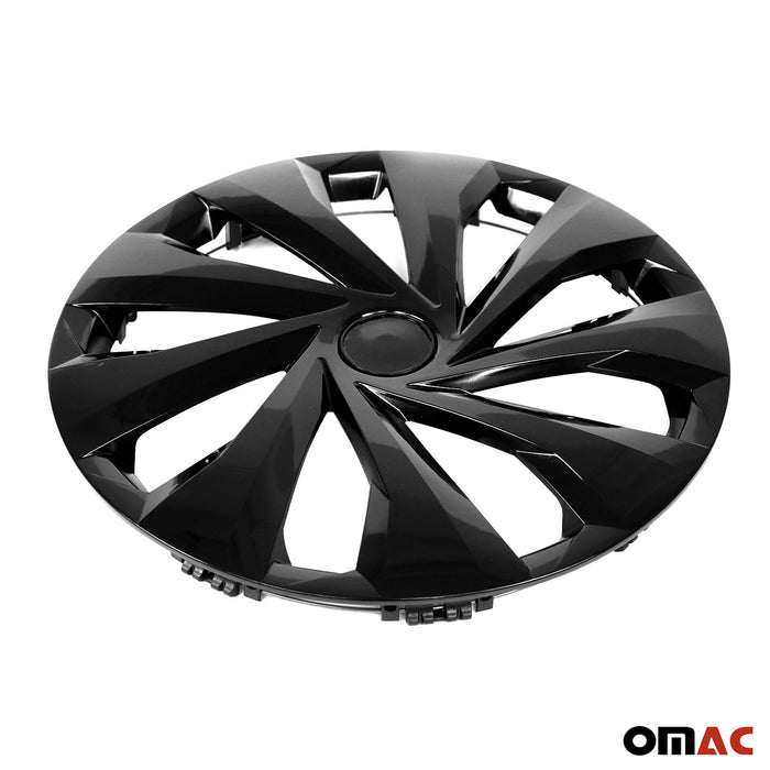 15 Inch Wheel Rim Covers Hubcaps for Audi Black