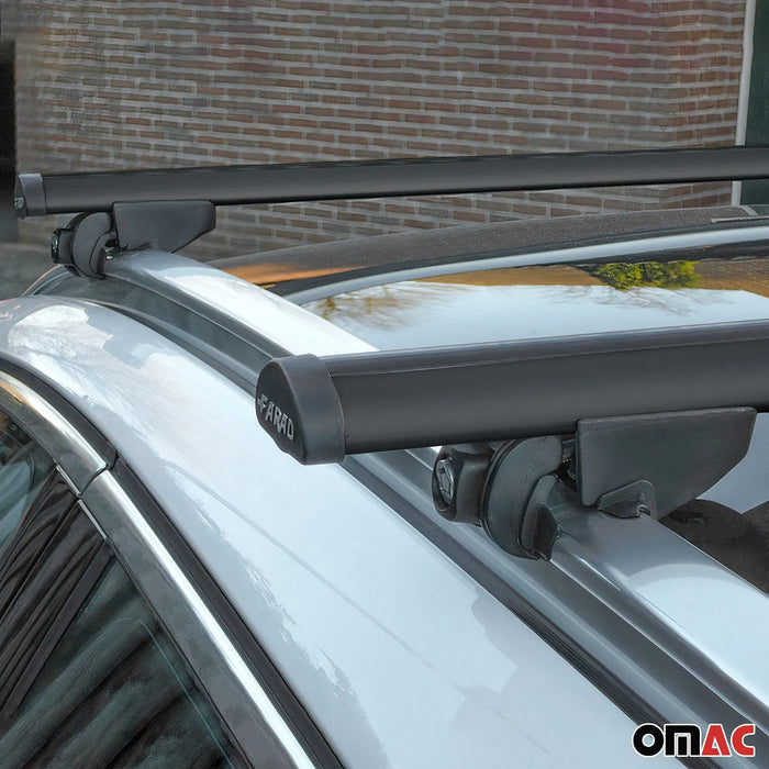 220Lb Roof Racks Cross Bars for Mini Cooper Countryman R60 2011-2016 Black