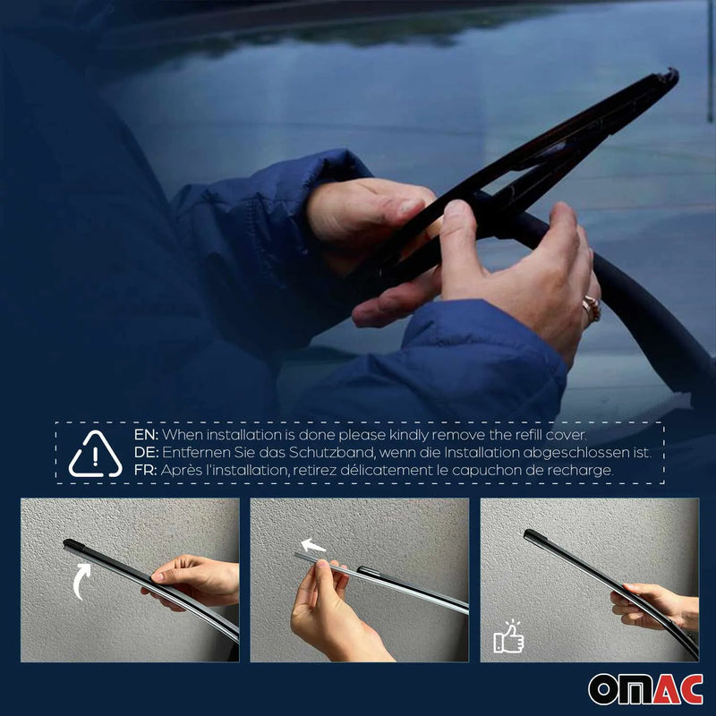 Rear Wiper Blades for Kia Rio Durable Rear Windshield