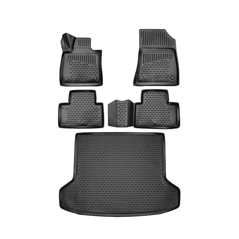 2019-2024 Infiniti QX50 Floor Mats & Cargo Liner Full Set All Weather Black