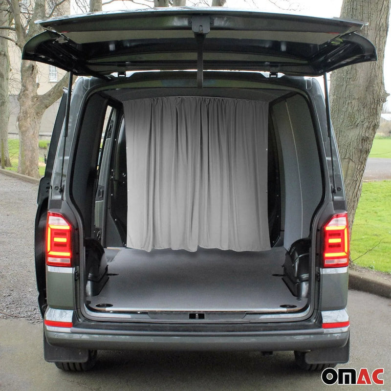 Nissan Cabin Divider Curtains Privacy Curtains Gray 2 Curtains