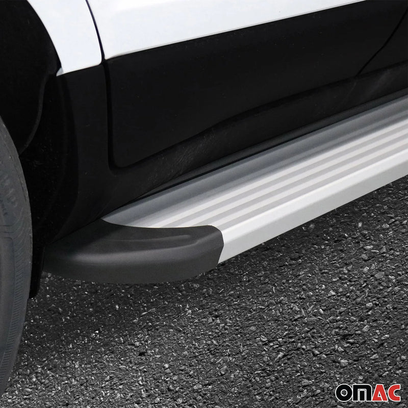 2015-2022 RAM ProMaster City Running Boards Side Steps Silver