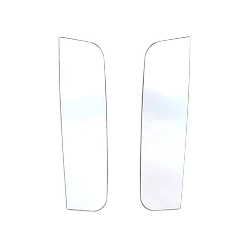 2018-2024 Citroen C5 Aircross Trunk Wing Side Trim Silver Steel 2 Pcs