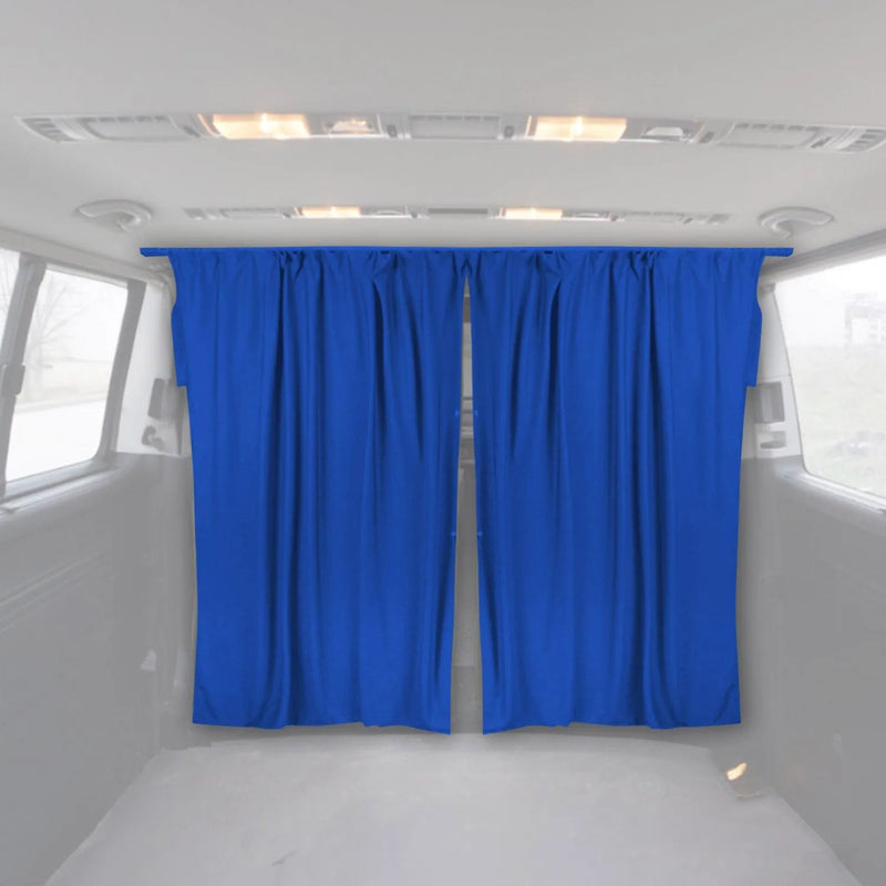 RAM ProMaster Cabin Divider Curtain Privacy Curtains Blue 2 Curtains