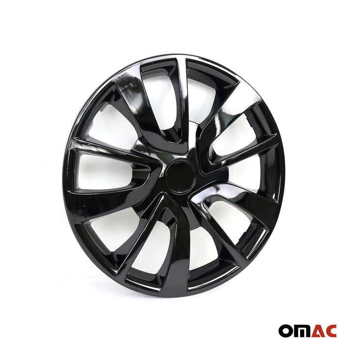 15 Inch Wheel Covers Hubcaps for VW Black Gloss