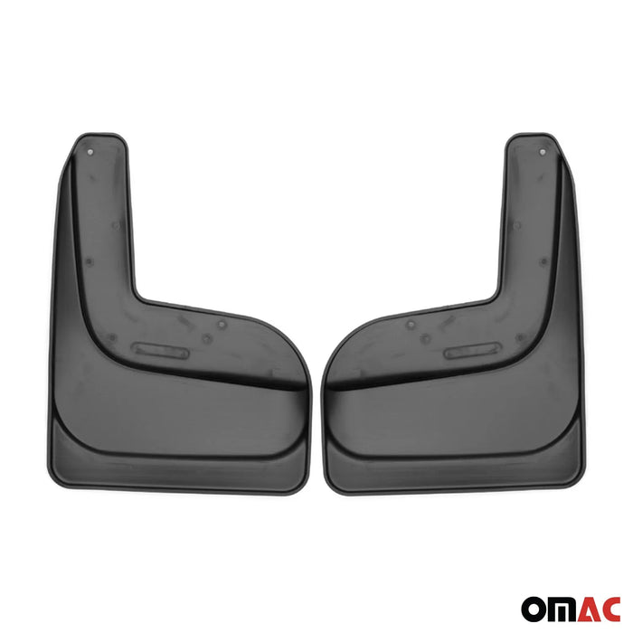 Mud Guards Splash Mud Flaps for Ford F-150 2015-2018 Optimum Rear Black 2 Pcs