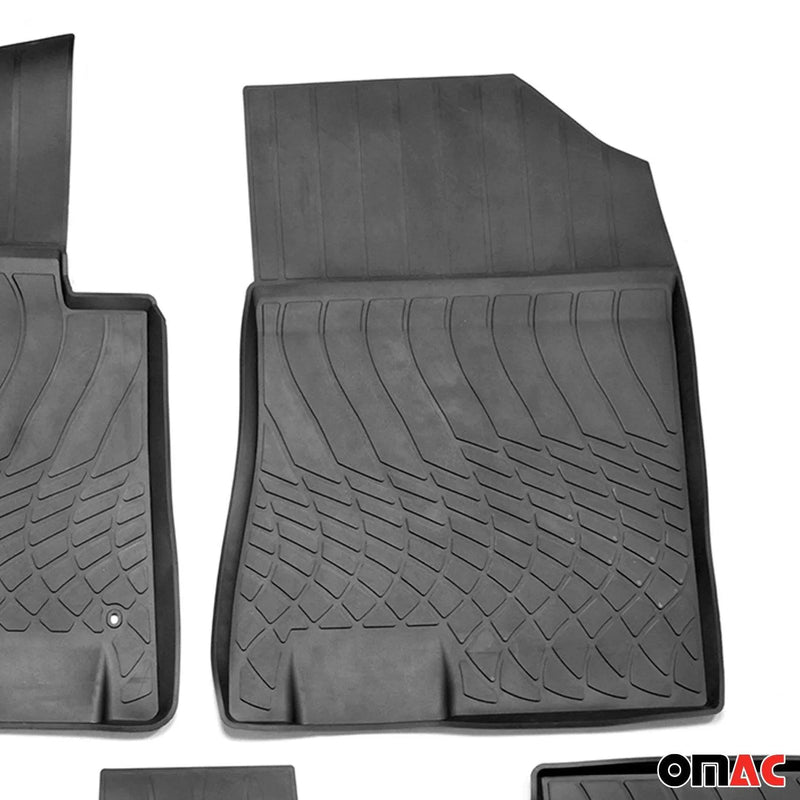 2020-2024 Hyundai Sonata Floor Mats Liners Full Set All Weather Black