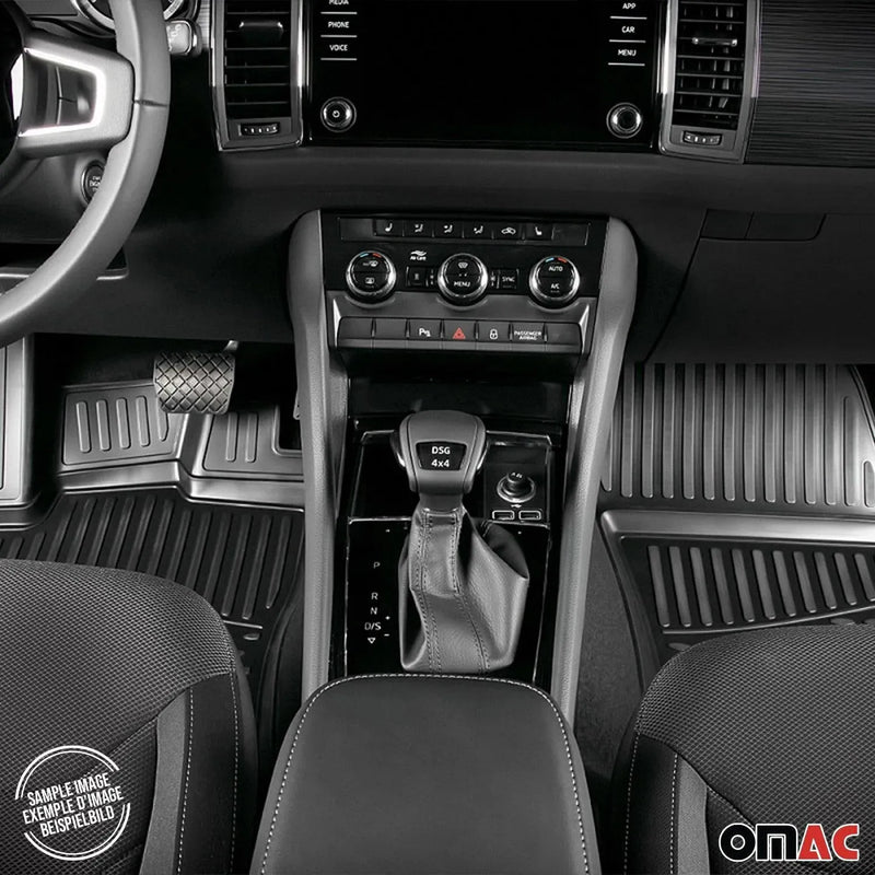 Custom Floor Mats & Cargo Liners for Audi A6 Avant Allroad 2008-2011 Black 5 Pcs - OMAC USA