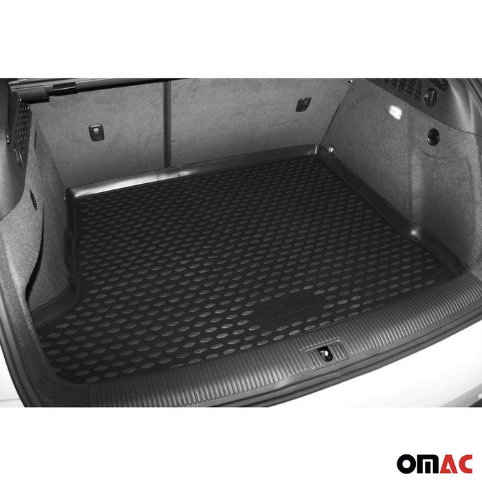 OMAC Cargo Mats Liner for Honda CR-V 2007-2011 Rear Trunk Waterproof TPE Black - OMAC USA