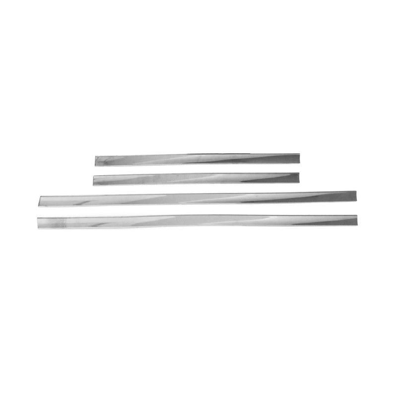 2011-2018 Volvo S60 Side Door Molding Trim Skirt Garnish Steel Silver 4 Pcs