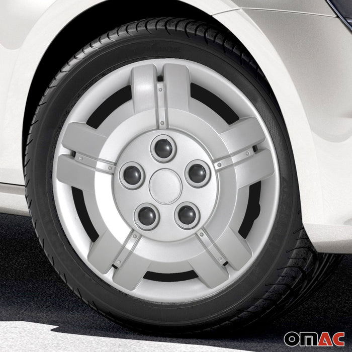 16" Wheel Rim Covers Hubcaps for Jaguar Silver Gray