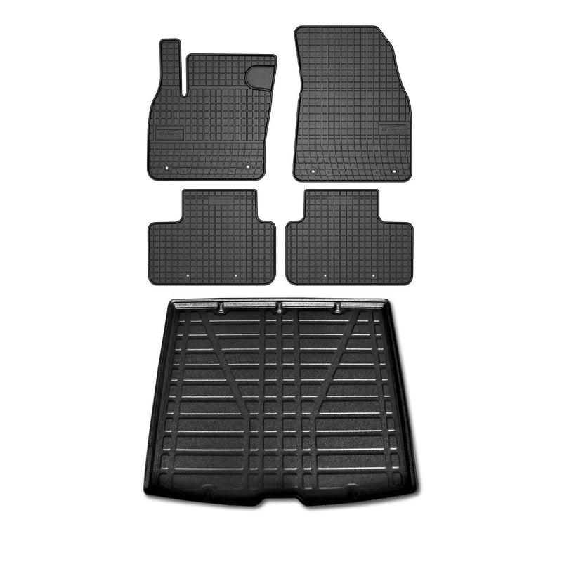 2019-2024 Volvo XC40 Floor Mats & Cargo Liner Full Set All Weather Black