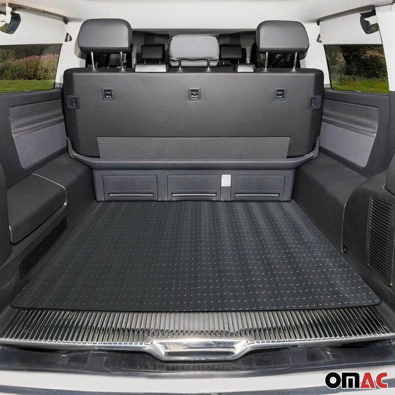 Rubber Truck Bed Liner Trunk Mat Flooring Mat 40x79 inch Peny Style Black