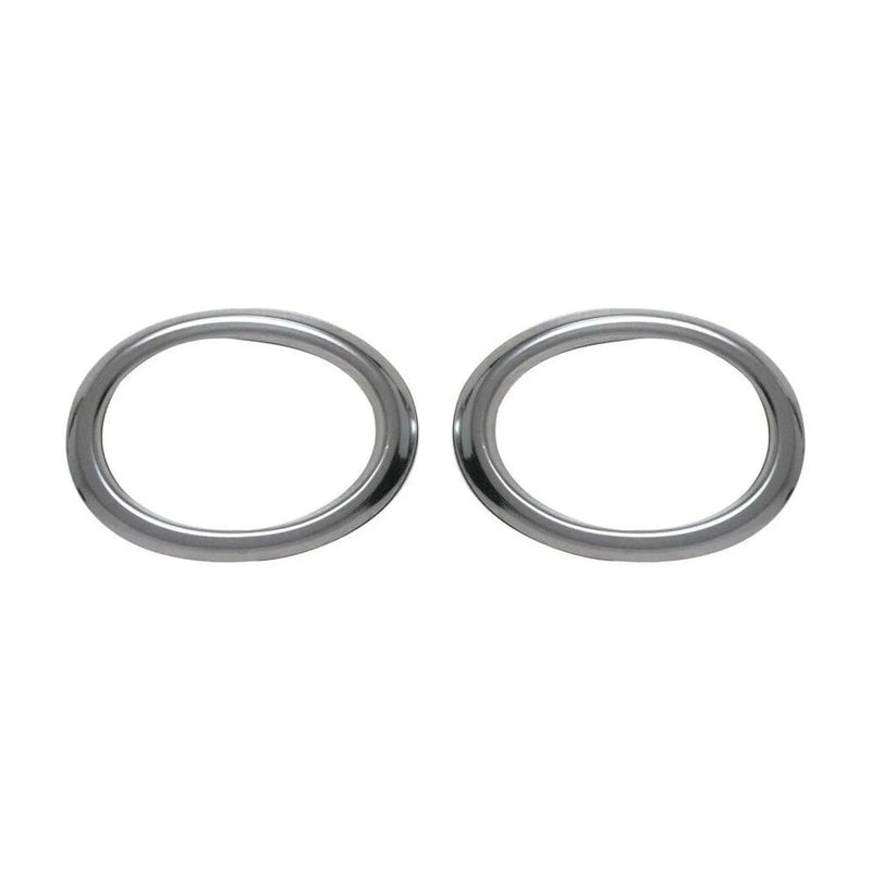 Fog Light Lamp Bezel Cover for Chevrolet Cruze 2011-2014 Sedan Steel Silver 2Pcs - OMAC USA