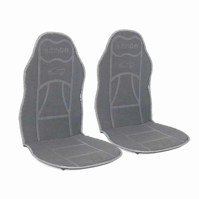 Audi Car Seat Protector Cushion Cover Mat Pad Gray Gray 2 Pcs