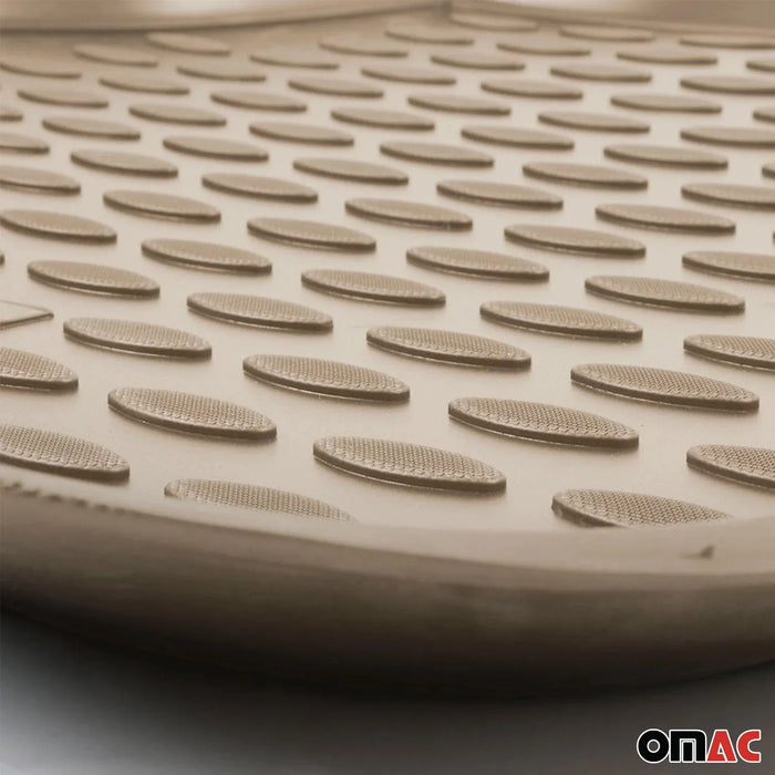 OMAC Cargo Mats Liner for Toyota Corolla 2003-2008 Sedan Waterproof Beige