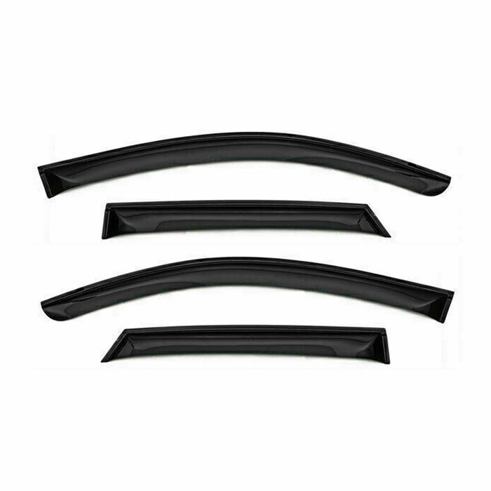 Window Visor Vent Rain Guard Deflector for Jaguar F-Pace 2017-2024 Smoke 4 Pcs