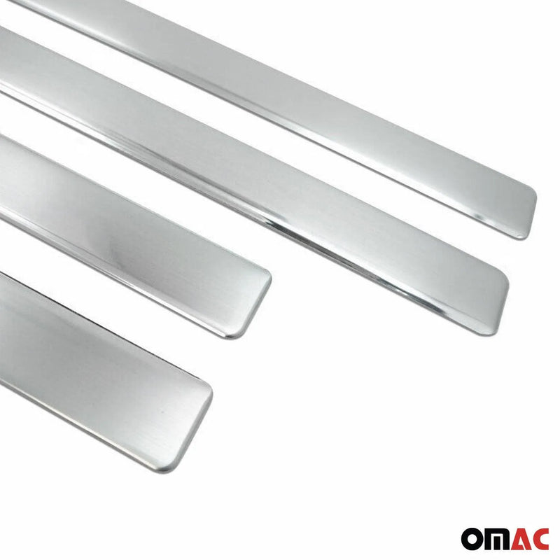 Door Sill Scuff Plate Scratch Protector for Alfa Romeo 147 2002-2007 Steel 4x - OMAC USA