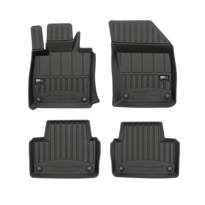 OMAC Premium Floor Mats for Volvo V60 2020-2023 All-Weather Heavy Duty 4Pcs