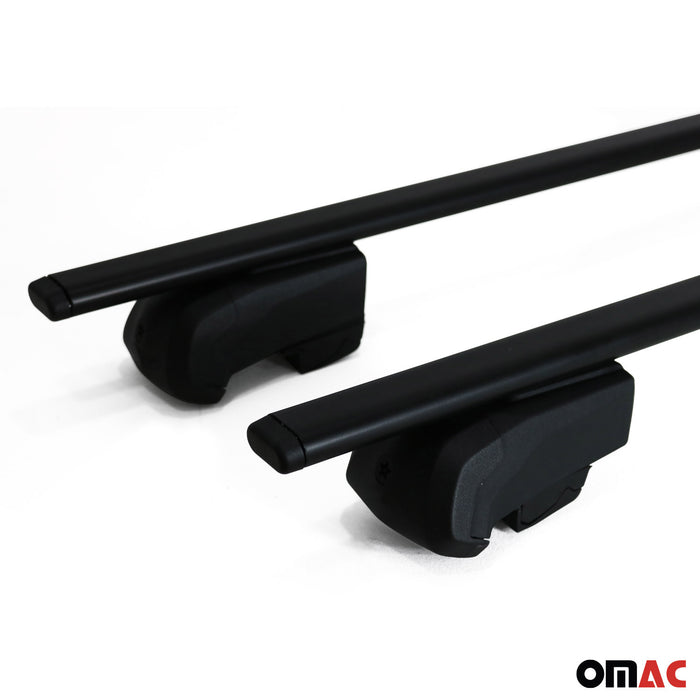 Roof Racks Luggage Cross Bars Iron for BMW 5 Series F11 Wagon 2010-2016 Black