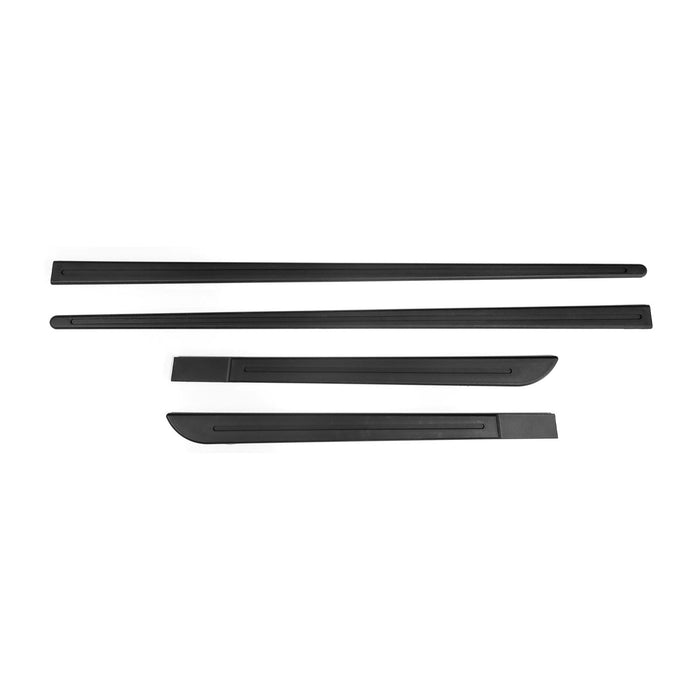 Side Door Molding Trim Skirt Garnish for Mini Cooper Black 4 Pcs