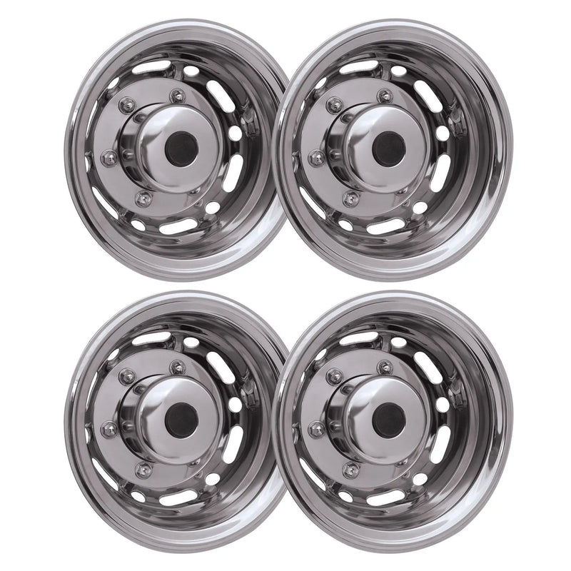 RAM ProMaster City 16" Dual Wheel Simulator Hubcaps Chrome Silver 4Pcs