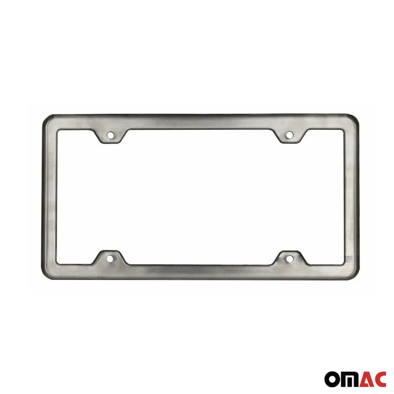 VIRGINIA Stainless Steel Chrome License Plate Frame Set 2 Pcs