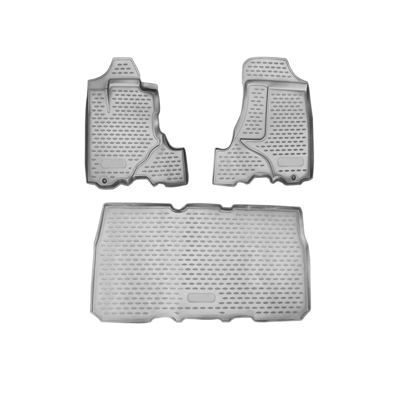 2003-2011 Honda Element Floor Mats Liners Full Set All Weather Gray