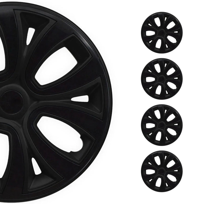 14" Wheel Covers Hubcaps R14 for Honda Black Gloss - OMAC USA