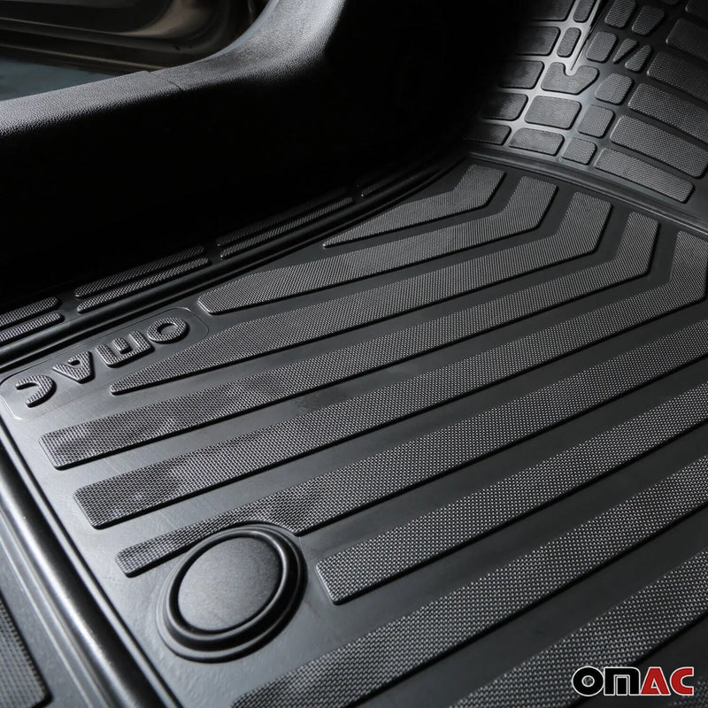 2023-2024 Jeep Grand Wagoneer L OMAC Floor Mats Liner Black TPE All-Weather