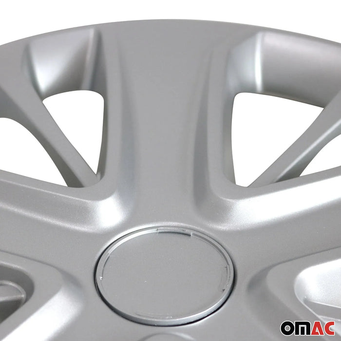 4x 15" Wheel Covers Hubcaps for Dodge Silver Gray