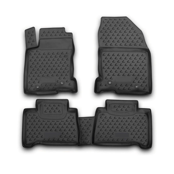 OMAC Floor Mats Liner for Lexus NX200t 2015-2017 Black TPE All-Weather 4 Pcs