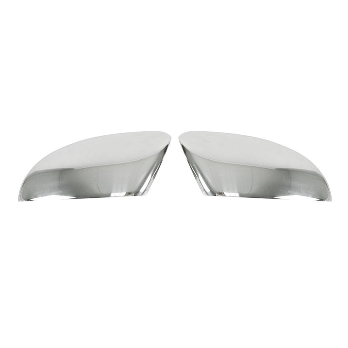Side Mirror Cover Caps Fits VW Beetle 2012-2019 Steel Silver 2 Pcs