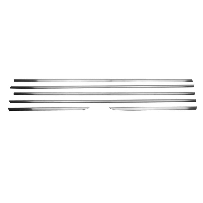 2010-2013 Lexus GX 460 Window Molding Trim Streamer Brushed Steel Silver 6x