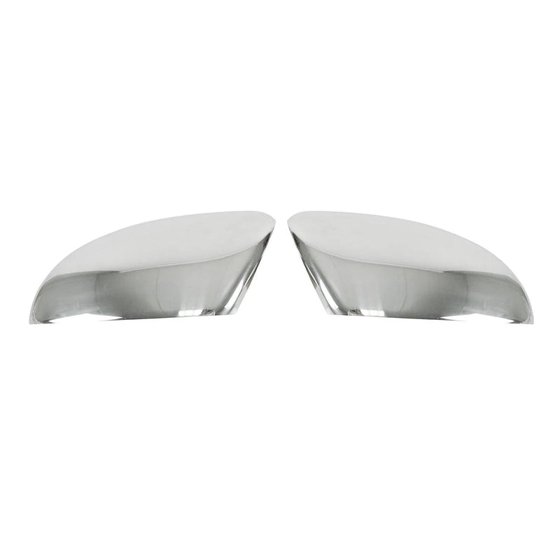 Side Mirror Cover Caps Fits VW EOS 2012-2016 Steel Silver 2 Pcs - OMAC USA